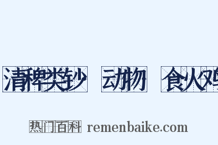 清稗类钞·动物·食火鸡是什么意思的图片